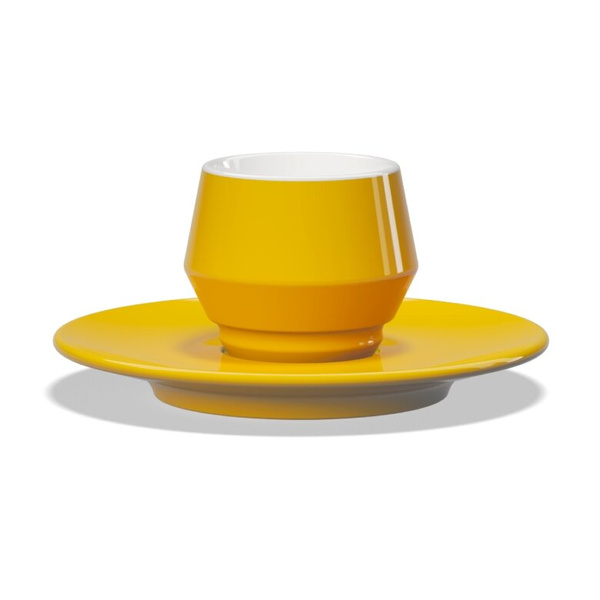 Filiżanka do kawy Club House Maniko 120 ml - Żółta
