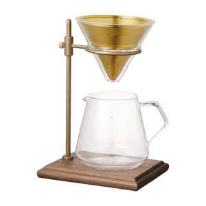 Stacja Kinto Slow Coffee Style 4 filiżanki - Brązowa - opinie w konesso.pl