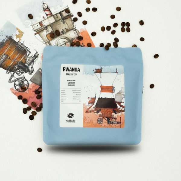 Kawa ziarnista Kofikada Rwanda Mwasa 129 250g 