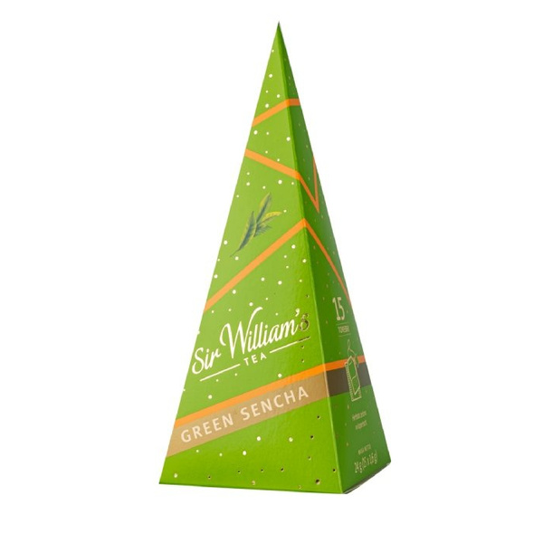 Zielona herbata Sir Williams Tea Green Sencha - Piramida 15x1,6g