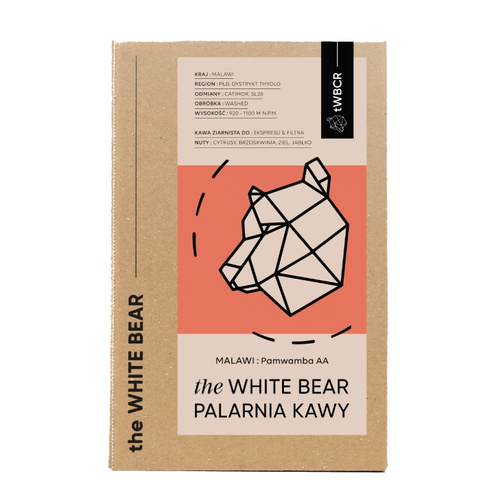 Kawa ziarnista The White Bear Malawi Pamwamba AA 1kg – NIEDOSTĘPNY