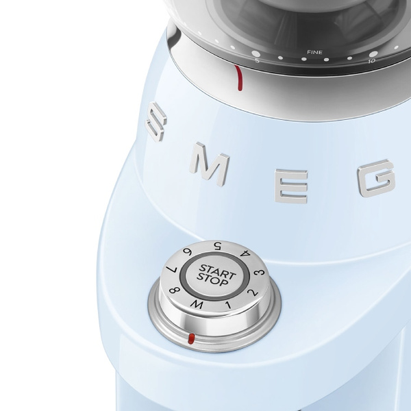 Młynek do kawy Smeg CGF03PBEU - Pastelowy błękit
