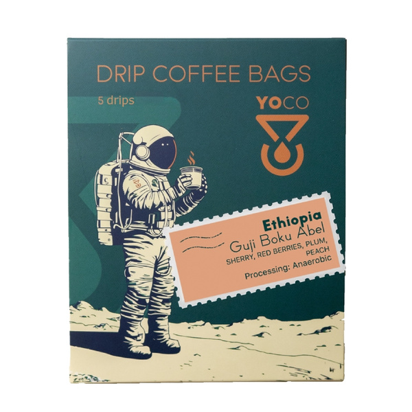 Drip Bag Coffee YoCo Coffee Ethiopia Boku Abel 20x12g
