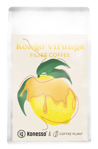 Kawa ziarnista COFFEE PLANT x KONESSO Kongo Virunga FILTR 250g - NIEDOSTĘPNY