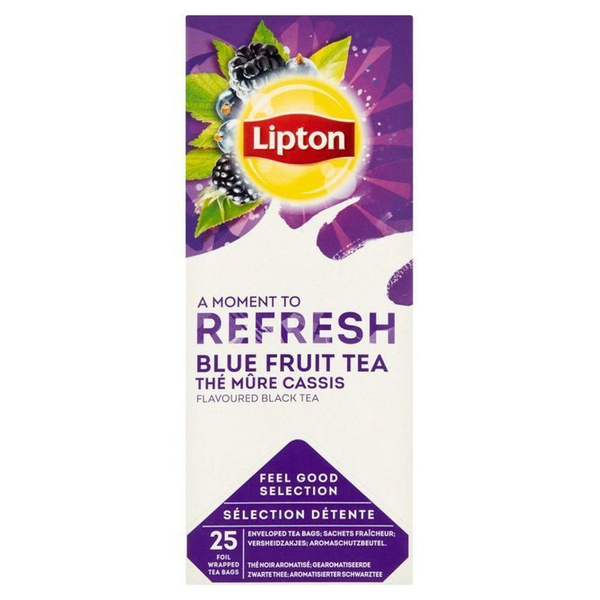 Czarna aromatyzowana herbata Lipton Classic Blue Fruit Tea 25x1,6g – NIEDOSTĘPNY