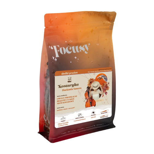 Kawa ziarnista Focusy KOSTARYKA Hacienda Sonora - słodki przelew 250g