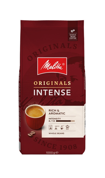 Zestaw 4x 1kg Kawa ziarnista Melitta Originals Espresso 1kg + Melitta Originals Intense 1kg + Melitta Originals Crema 1kg + Melitta Originals Platinum 1kg