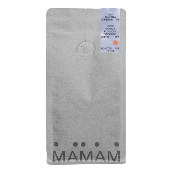Kawa ziarnista MAMAM Tanzania Sambewe PB Filtr 250g