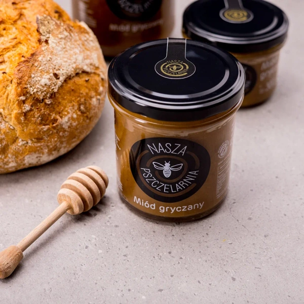 Miód gryczany Nasza Pszczelarnia 450g