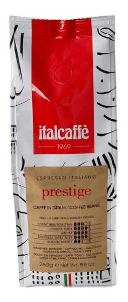Kawa ziarnista Italcaffe Espresso Italiano Prestige Bar 250g – NIEDOSTĘPNY