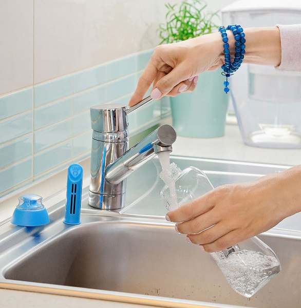 Butelka filtrująca wodę Dafi 0,5 L + filtr węglowy - Niebieska