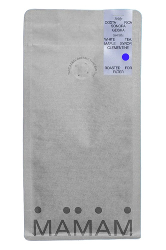 Kawa ziarnista MAMAM Costa Rica Sonora Geisha Filter 250g - opinie w konesso.pl