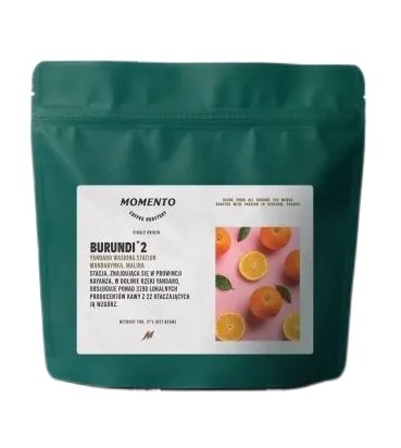 Kawa ziarnista Momento Coffee Burundi Nº2  Yandaro Kayanza 250g - NIEDOSTĘPNY