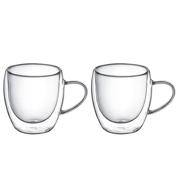 Szklanka termiczna z uchem Ambition Doble Eco 250 ml - 2 szt.- NIEDOSTĘPNY