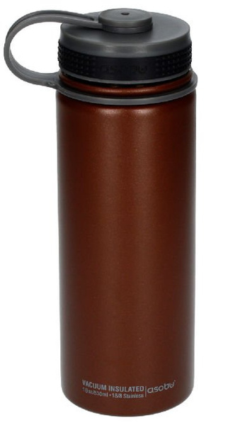 Asobu Alpine Flask - brązowa butelka termiczna 530 ml - NIEDOSTĘPNY