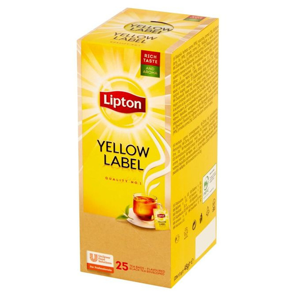 Czarna herbata Lipton Yellow Label 25x1,8g