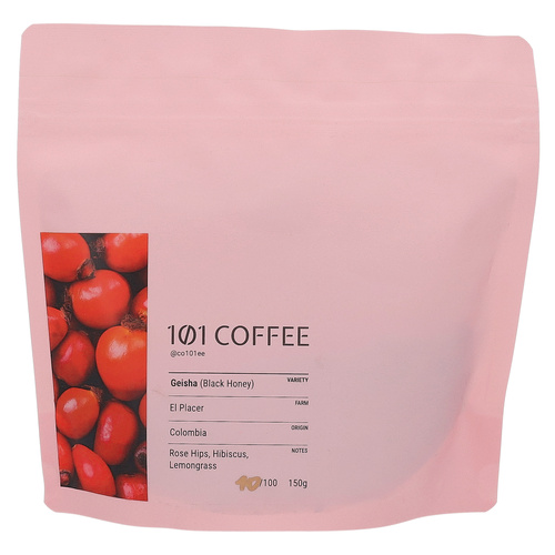 Kawa ziarnista 101 COFFEE Colombia Wilder Lazo Bella Alejandria Geisha Natural 150g