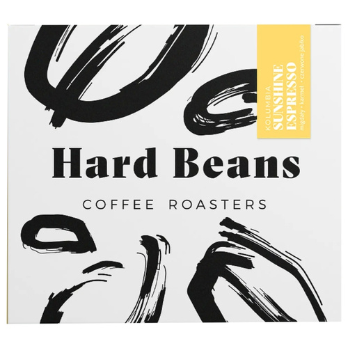 Kawa ziarnista Hard Beans Kolumbia Sunshine Espresso 250g - opinie w konesso.pl