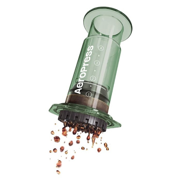 Zaparzacz do kawy AeroPress Clear - Zielony
