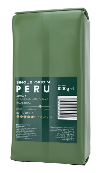 Kawa ziarnista Segafredo Single Origin Peru 1kg - Konesso.pl