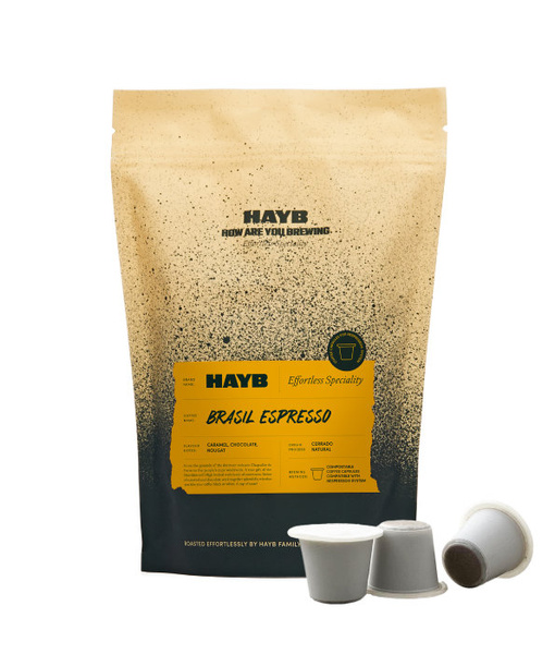 Kapsułki kompostowalne do Nespresso®  HAYB - Brazylia Cerrado Patrocinio – NIEDOSTĘPNY