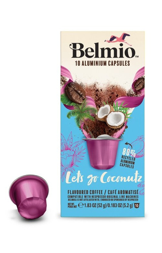 OUTLET - Kapsułki do Nespresso Belmio Let's go Coconutz 10 sztuk - opinie w konesso.pl