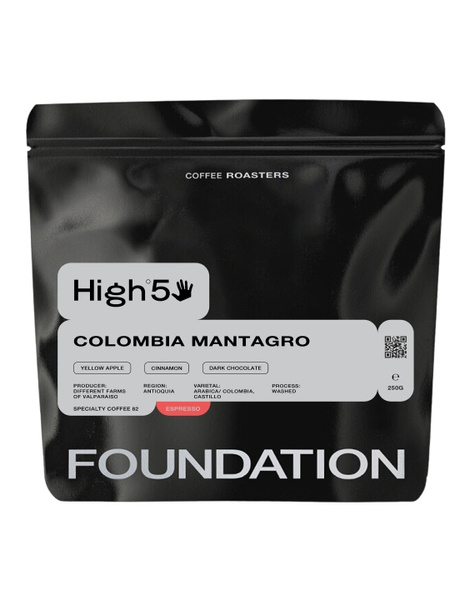 Kawa ziarnista Foundation Coffee Roasters High5 Colombia Mantagro ESPRESSO 250g