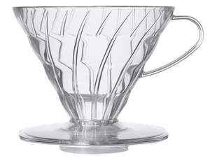 Plastikowy Drip Hario V60-01 - CLEAR - opinie w konesso.pl