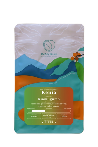 Kawa ziarnista BeMyBean Kenia Kiamugumo Filtr 250g – NIEDOSTĘPNY - opinie w konesso.pl