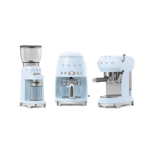 Młynek do kawy Smeg CGF11PBE - Pastelowy błękit – NIEDOSTĘPNY