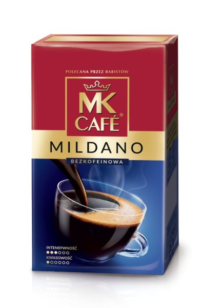 Kawa mielona MK Cafe Mildano 250g - bezkofeinowa