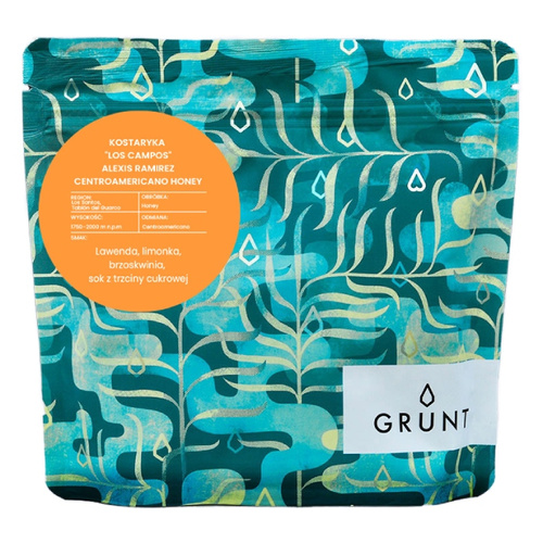 Kawa ziarnista Grunt Kostaryka Los Campos Alexis Ramirez Centroamericano Honey 250g