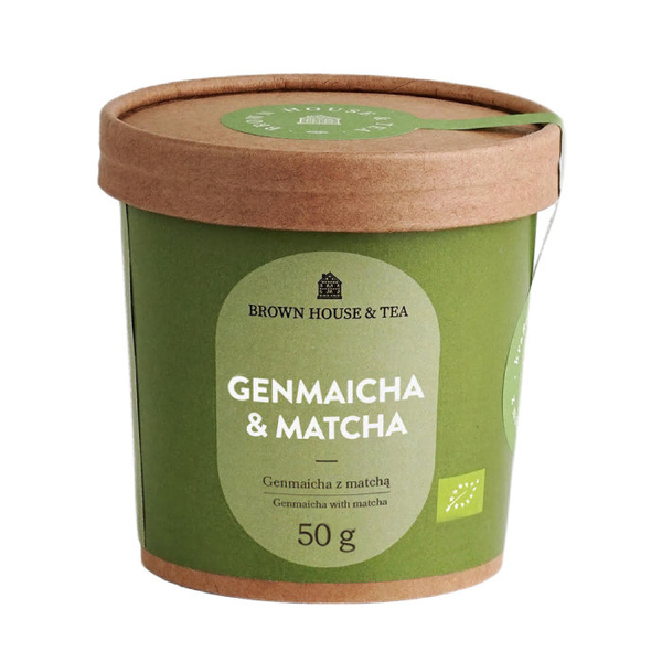 Zielona herbata Brown House & Tea  Genmaicha & Matcha  z prażonym ryżem 50g - NIEDOSTĘPNY