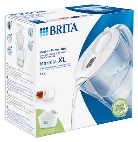 Dzbanek z filtrem BRITA Marella XL MAXTRA PRO Pure Performance 3,5 L - Biały