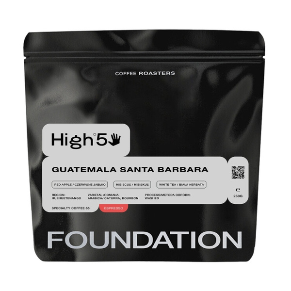 Kawa ziarnista Foundation Coffee Roasters High5 Guatemala Santa Barbara Espresso 250g