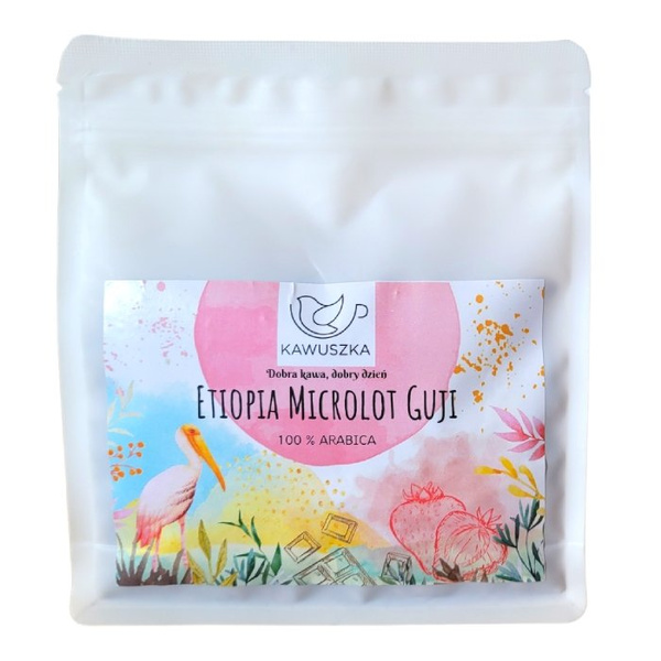 Kawa ziarnista Kawuszka Etiopia Microlot Guji - Filtr 250g - NIEDOSTĘPNY