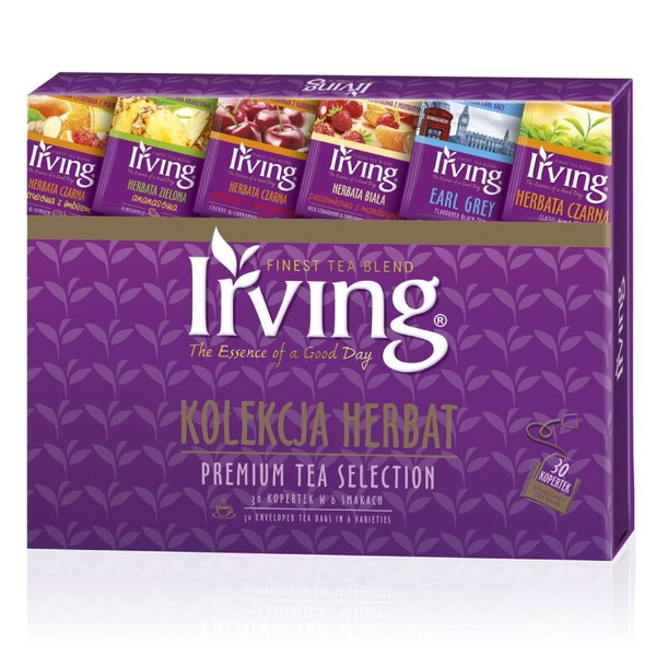 Kolekcja herbat Irving Premium Tea Selection 30 kopert