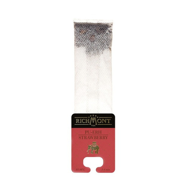 Czerwona herbata Richmont Pu-Erh Strawberry - 50x4g