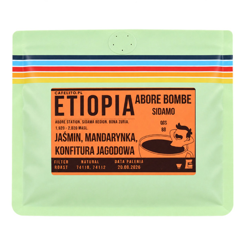 Kawa ziarnista Cafelito Etiopia Abore Bombe 250g