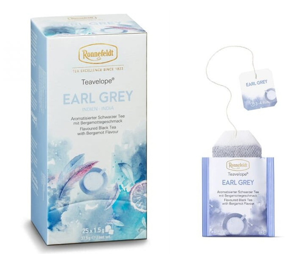 Czarna herbata Ronnefeldt Teavelope Earl Grey 25x1,5g