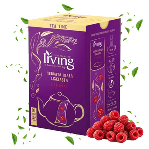 Herbata biała z malinami Irving 10x4g long bags