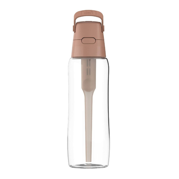 Szklana butelka filtrująca wodę Dafi GLASS 0,6 L + filtr - Mocha Mousse