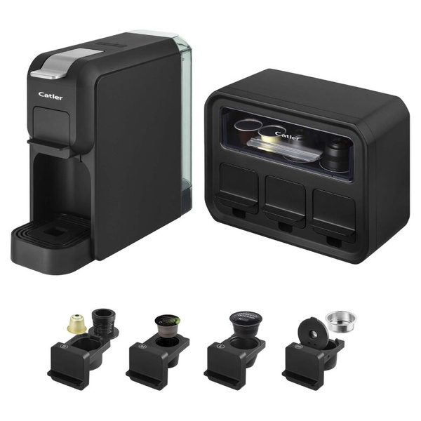 Kapsułkowy ekspres do kawy Catler ES 721 B + Szuflada na kapsułki