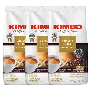 ZESTAW - Kawa ziarnista Kimbo Aroma Gold 3x1kg
