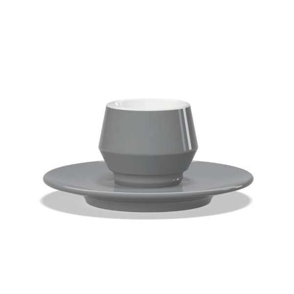 Filiżanka Club House Maniko 70 ml - Szara