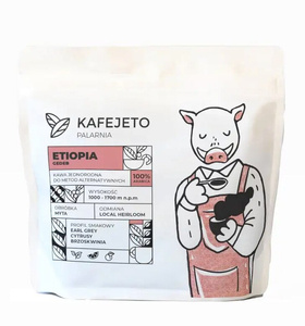 Kawa ziarnista Kafejeto Palarnia Etiopia Gedeb 250g - NIEDOSTĘPNY - opinie w konesso.pl