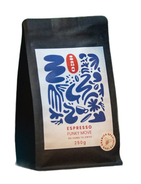 Kawa ziarnista ZAO Coffee Funky Move 250g – NIEDOSTĘPNY
