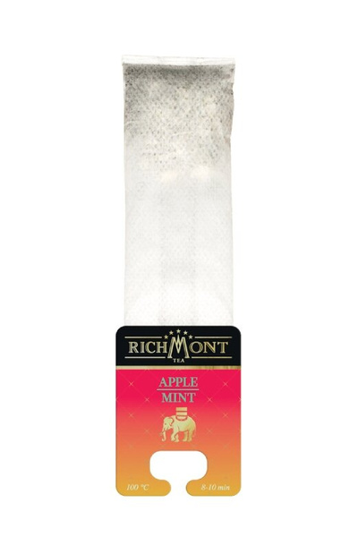 ZESTAW Herbata Richmont Apple Mint 12 saszetek + Szklanka Richmont Hot 370ml