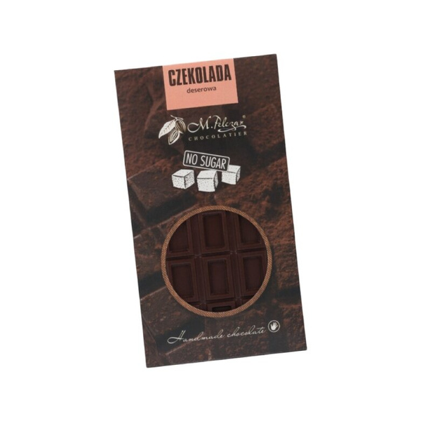 Czekolada deserowa M.Pelczar Chocolatier bez cukru 45g