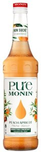 Syrop bez dodatku cukru PURE by MONIN - Brzoskwinia Morela 0,7 L - opinie w konesso.pl